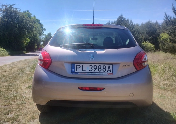 Peugeot 208 cena 22900 przebieg: 196500, rok produkcji 2012 z Leszno małe 67